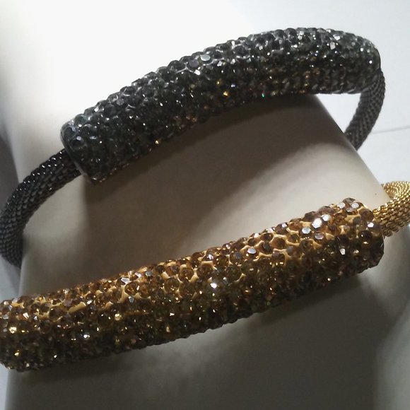 NWT bangle bracelet stainless steel crystal - Picture 5 of 5